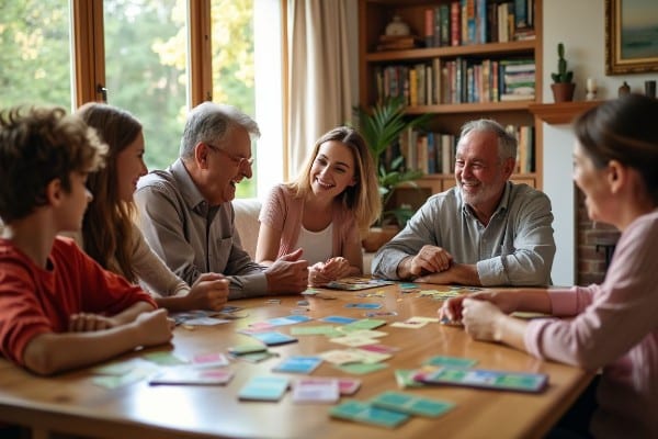 jeu de société en famille